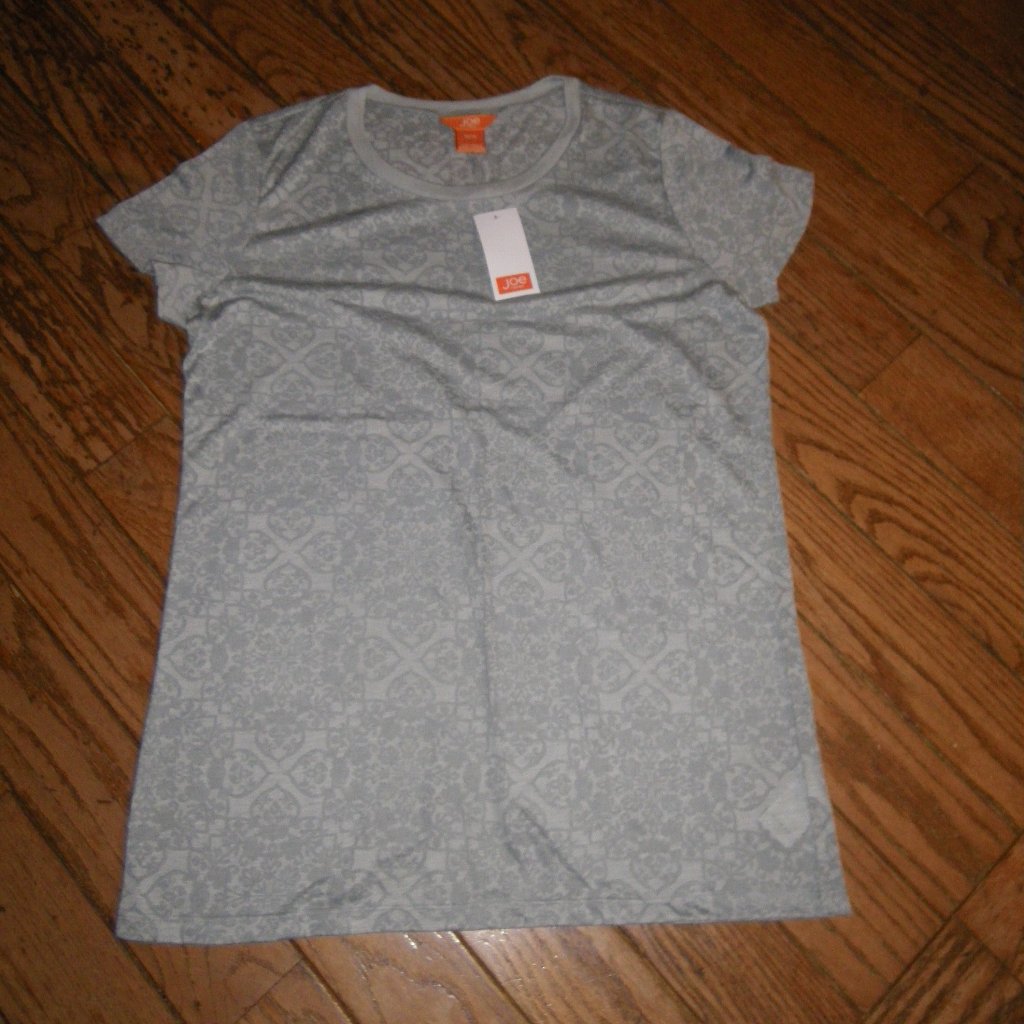 Women's Printed Rayon Blend Short Sleeved T-Shirt
